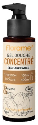 Florame Organic Almond And Coconut Concentrated Shower Gel 100 Ml