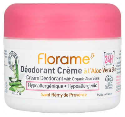 Florame Organic Hypoallergenic Cream Deodorant 50 G