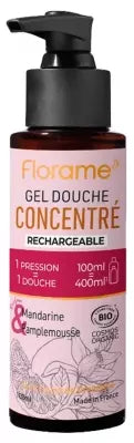 Florame Organic Mandarin And Grapefruit Concentrated Shower Gel 100 Ml