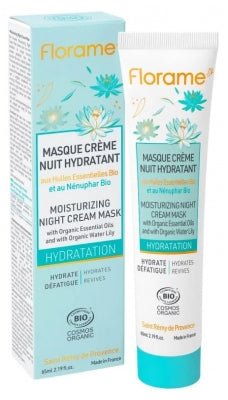 Florame Organic Moisturizing Night Cream Mask 65 Ml