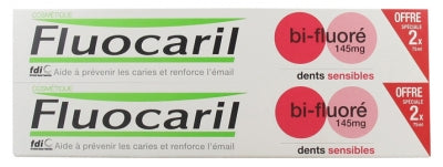 Fluocaril Bi-Fluorinated Sensitive Teeth Toothpaste 2 X 75Ml