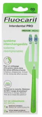 Fluocaril Interdental Pro Interchangeable System Medium Starter Kit (End Of Stock Sales)