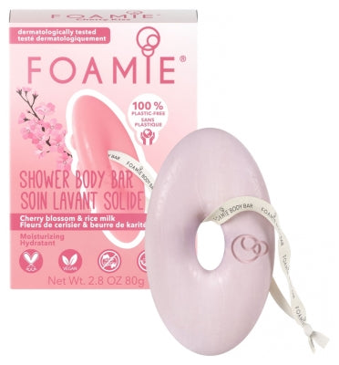 Foamie Moisturizing Shower Body Bar Cherry Blossom & Shea Butter 80G