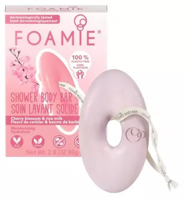 Foamie Moisturizing Shower Body Bar Cherry Blossom & Shea Butter 80G