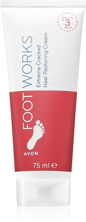 Avon Foot Works Extreme Cracked Restoring Cream For Cracked Feet 