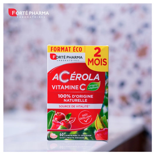 Forté Pharma Energy Acerola 60 Tablets To Crunch