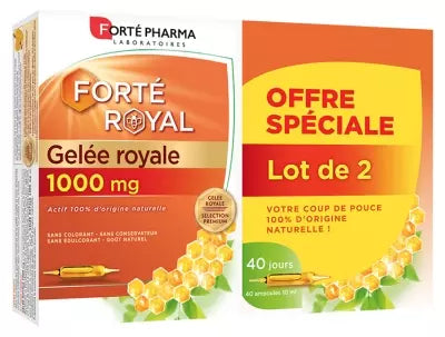 Forté Pharma Forté Royal Jelly 1000Mg 2 X 20 Phials