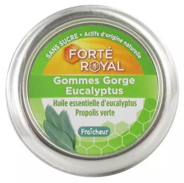 Forté Pharma Forte Royal Eucalyptus Throat Gums 45G