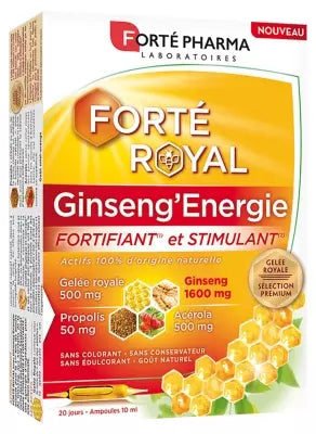 Forté Pharma Forté Royal Ginseng'Energie 20 Phials