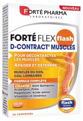 Forté Pharma Forté Flex Flash D-Contract Muscles 20 Tablets