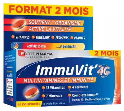Forté Pharma Immuvit' 4G 60 Tablets