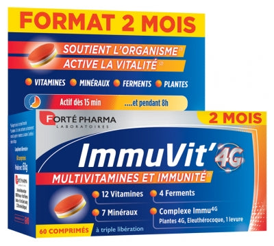 Forté Pharma Immuvit' 4G 60 Tablets