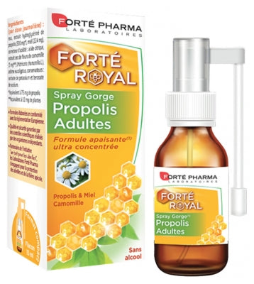 Forté Pharma Propolis Throat Spray Adults 15Ml