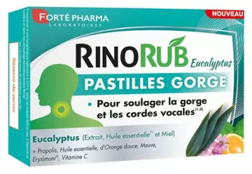 Forté Pharma Rinorub Lozenges Throat 20 Lozenges