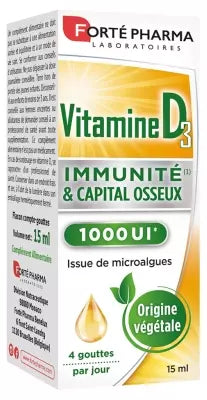 Forté Pharma Vitamin D3 1000 Iu 15Ml