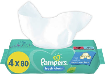 Pampers Fresh Clean Wet Wipes For Kids For Sensitive Skin