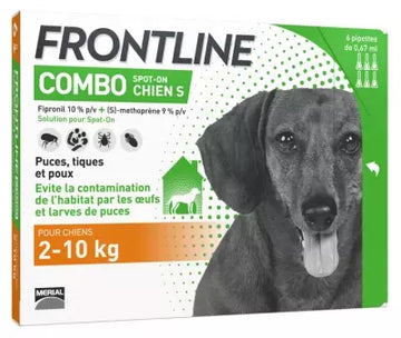 Frontline Combo Dog Size S (2-10Kg) 6 Pipettes