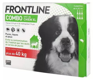 Frontline Combo Dog Size Xl (+ 40 Kg) 6 Pipettes