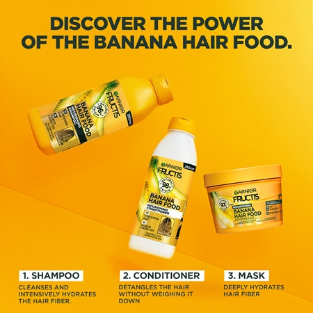 Garnier Fructis Banana Hair Food Nourishing Shampoo For Dry Hair 
