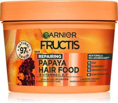 Garnier Fructis Papaya Hair Food Restorative Mask For Damaged Hair