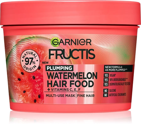 Garnier Fructis Watermelon Hair Food Mask For Fine Hair And Hair Without Volume