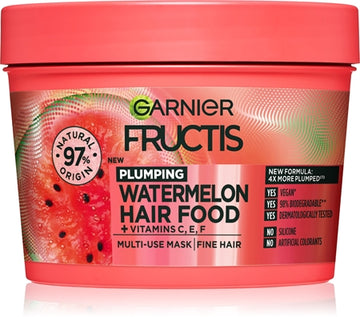 Garnier Fructis Watermelon Hair Food Mask For Fine Hair And Hair Without Volume