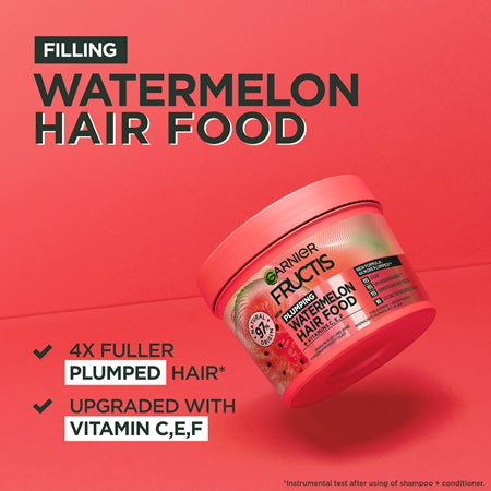 Garnier Fructis Watermelon Hair Food Mask For Fine Hair And Hair Without Volume 