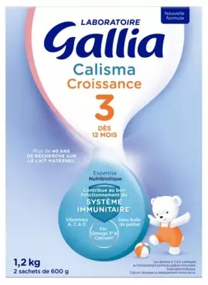 Gallia Calisma Growth 3Rd Age +12 Months 1.2 Kg