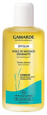 Gamarde Effislim Draining Massage Oil Organic 200Ml