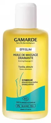 Gamarde Effislim Draining Massage Oil Organic 200Ml