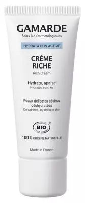 Gamarde Organic Active Moisturizing Rich Cream 40Ml