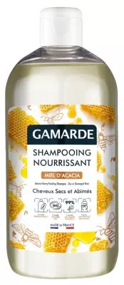 Gamarde Organic Nourishing Acacia Honey Feeling Shampoo Dry And Damaged Hair 500Ml