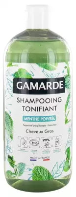 Gamarde Organic Peppermint Toning Shampoo Greasy Hair 500Ml