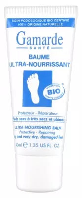 Gamarde Organic Ultra-Nourishing Balm Dry To Very Dry Damaged Feet 40Ml