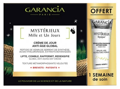 Garancia Mystérieux Mille Et Un Jours Global Anti-Ageing Day Cream 30Ml + Repulpant 5Ml Free