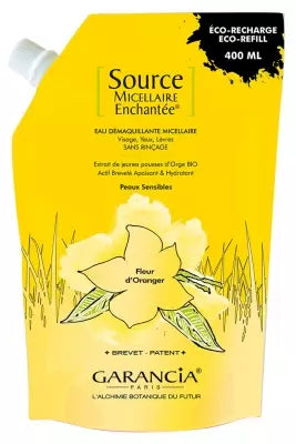 Garancia Source Micellaire Enchantée Micellar Cleansing Water Orange Blossom Eco-Refill 400Ml