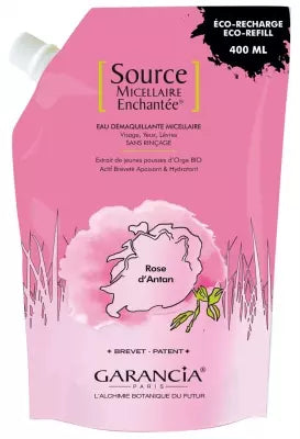 Garancia Source Micellaire Enchantée Micellar Cleansing Water Old Rose Eco-Refill 400Ml