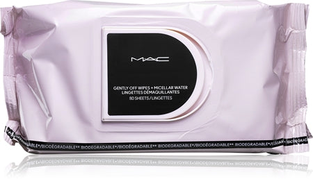 Mac Cosmetics Gently Off Wipes + Micellar Water Makeup Remover Wipes 