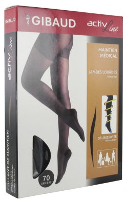 Gibaud Activline Support Tights 70 Deniers Marine