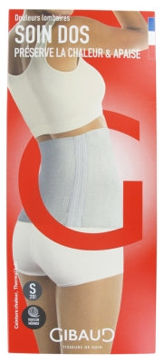 Gibaud Soin Dos Thermal Belt Anthracite Height 20Cm