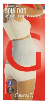 Gibaud Soin Dos Thermal Belt Blue Denim Height 25Cm