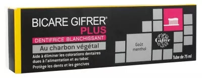 Gifrer Bicare Gifrer Plus Whitening Toothpaste With Vegetable Charcoal 75Ml