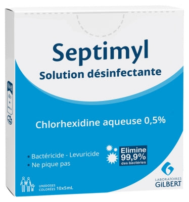 Gilbert Septimyl Disinfectant Solution Aqueous Chlorhexidine 0,5% 10 X 5Ml