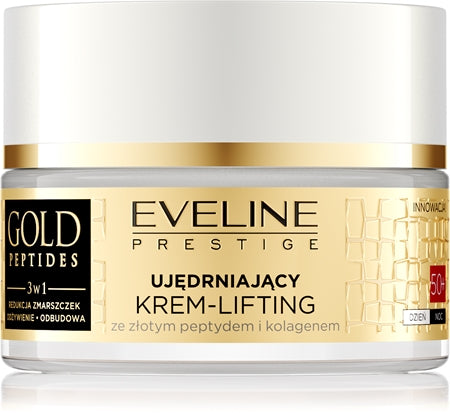 Eveline Cosmetics Gold Peptides Lifting And Firming Moisturiser 50+ 