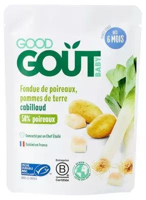 Good Goût Fondue Of Leek Potatoes Cod From 6 Months 190G