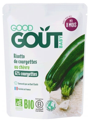 Good Goût Organic Courgette Risotto With Goat Cheese From 8 Months 190 G