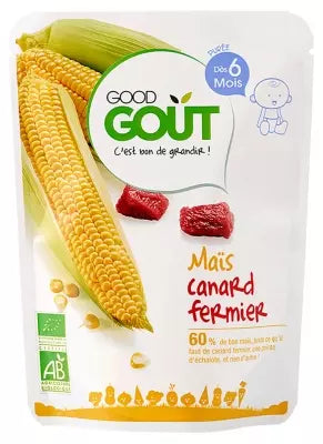 Good Goût Organic Corn Farm Duck From 6 Months 190 G