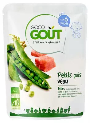 Good Goût Organic Peas Calf From 6 Months 190 G