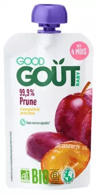 Good Goût Organic Plum From 4 Months 120G