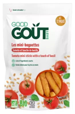 Good Goût Organic Tomato And Basilic Mini-Sticks From 10 Months 70G